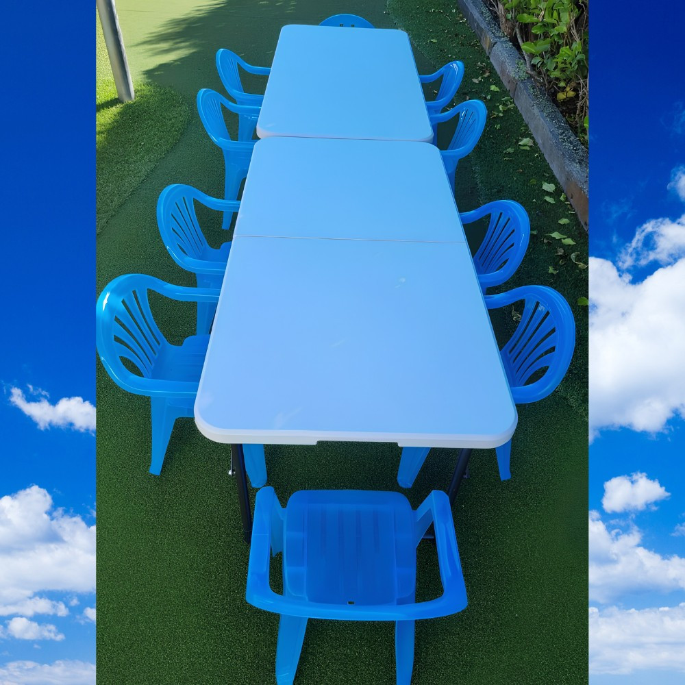 Light Blue Combo Tables and Kids Chairs