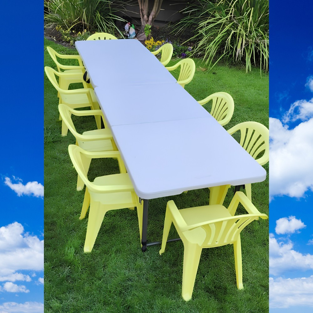 Yellow Combo Tables and Kids Chairs